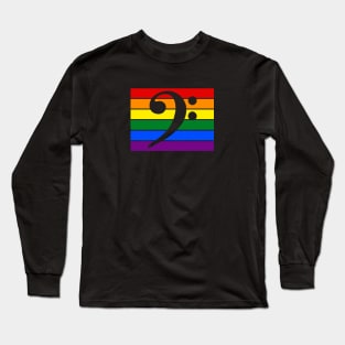 Bassist Rainbow Flag Long Sleeve T-Shirt